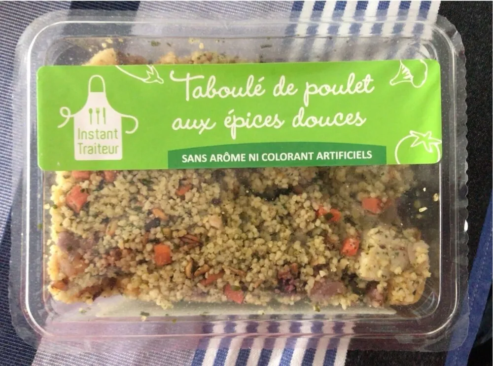 Taboulé de poulet aux épices douces