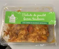 Salade de poulet facon tandoori