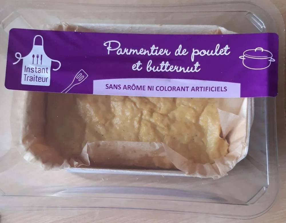Parmentier de poulet et butternut