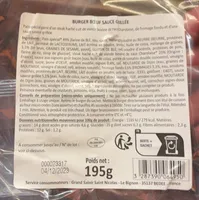 Burger boeuf