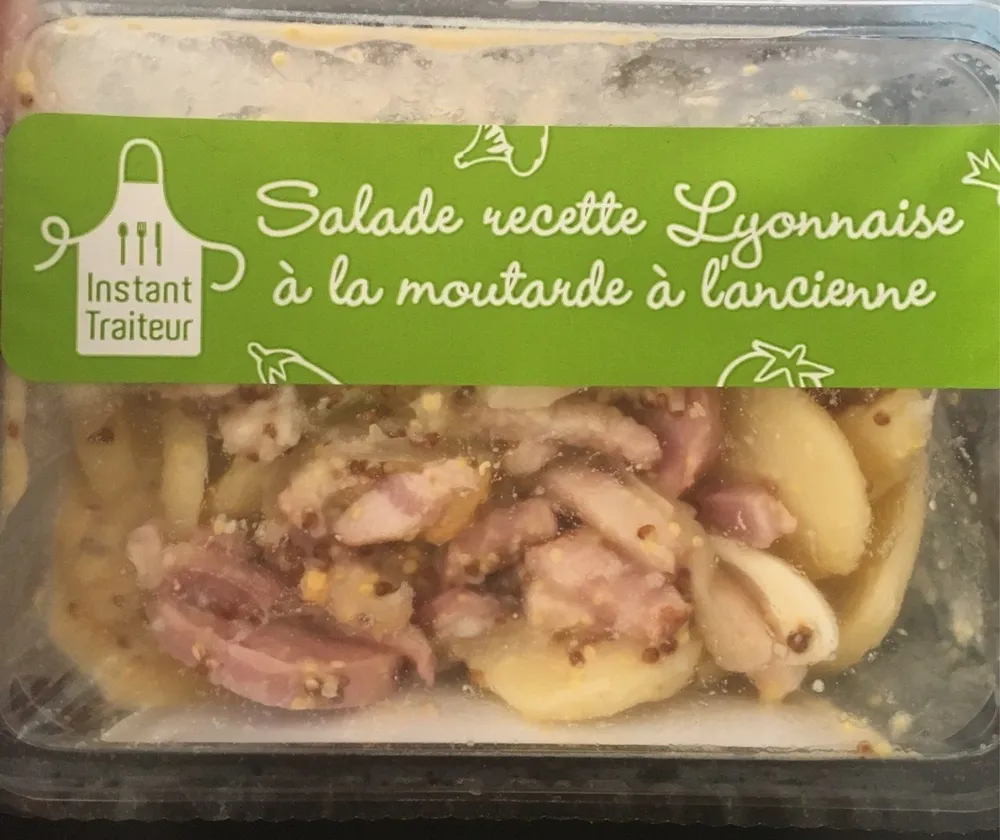 Salade recette Lyonnaise à la moutarde à l'ancienne