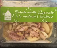 Salade recette Lyonnaise à la moutarde à l'ancienne