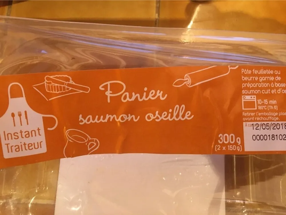 Panier saumon oseille