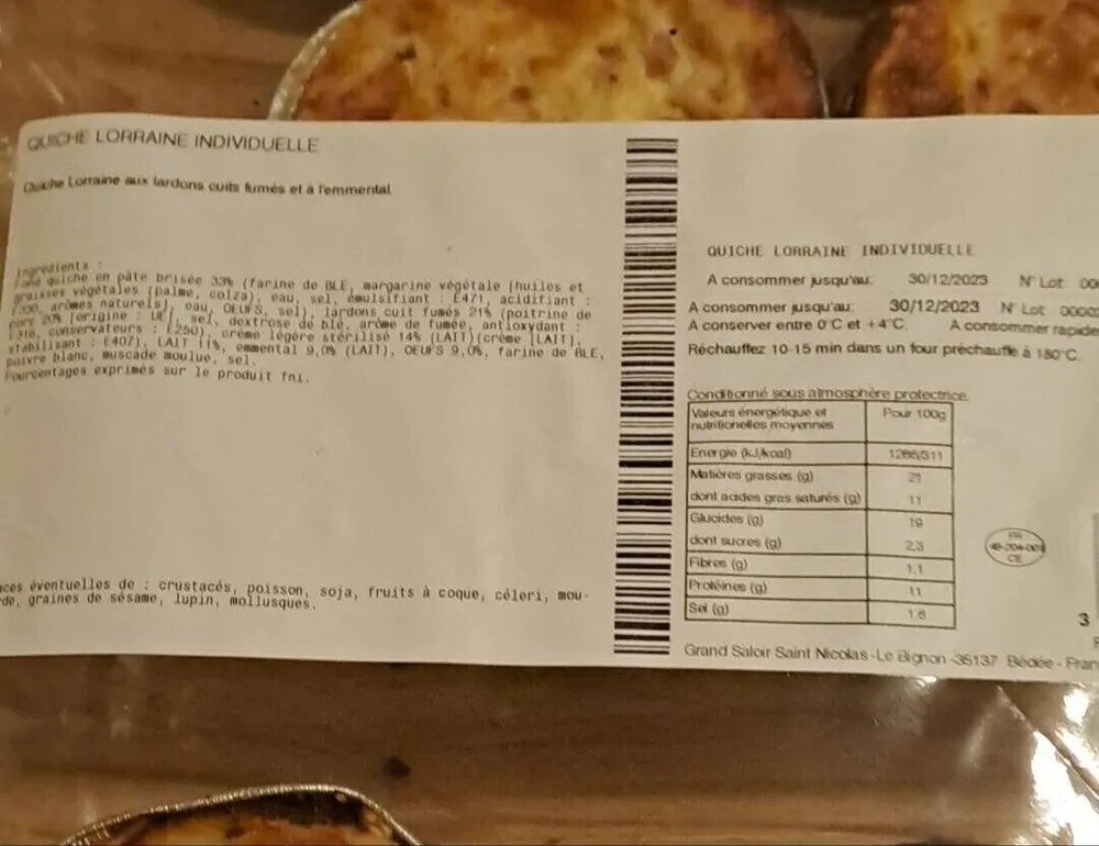 Quiche lorraine