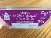 Gratin de Saint-Jacques et fruits de mer
