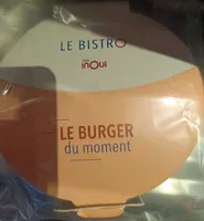 Burger boeuf, cheddar, sauce tomate a l'ail noir