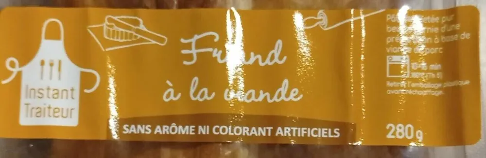 Friand charcutier à la viande