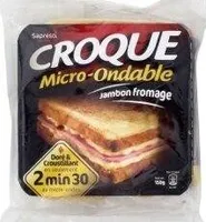 Croque Monsieur micro ondable SAPRESTI