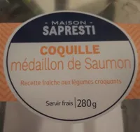 Coquille médaillon de saumon