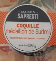 Coquille médaillon surimi