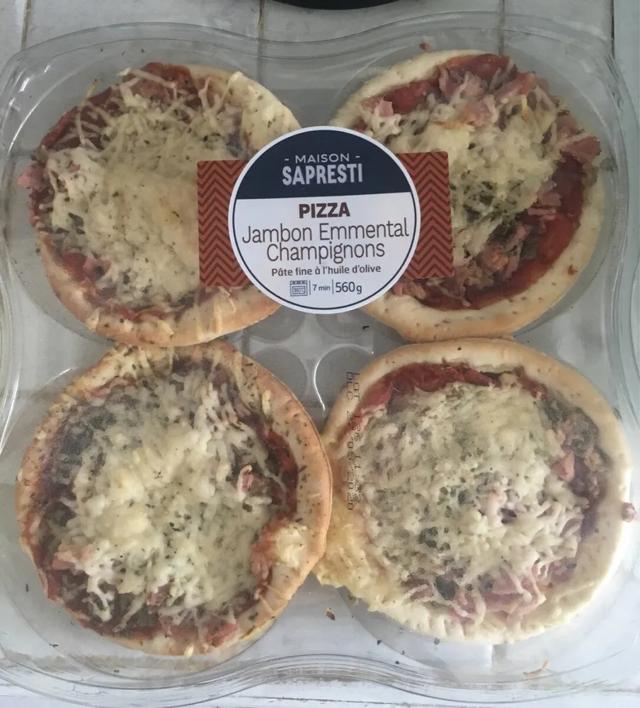 Pizza Jambon Emmental Champignons