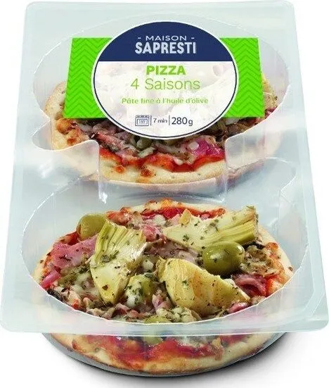 Pizza 4 saisons f.e. 2 x 140g