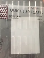 Quiche 30 toasts