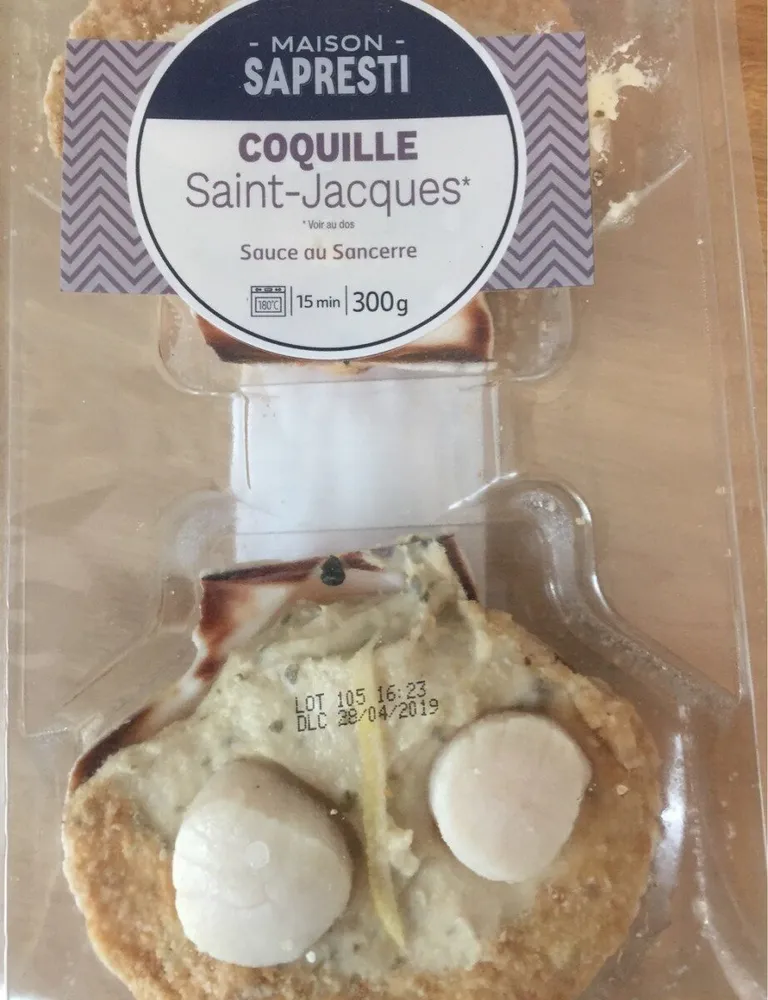Coquille saint jacques sauce au sancerre