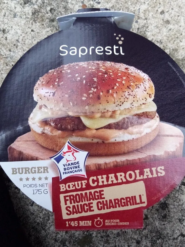 Burger bœuf charolais