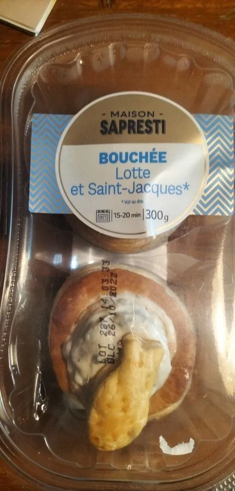 Bouchée lotte et saint jacques