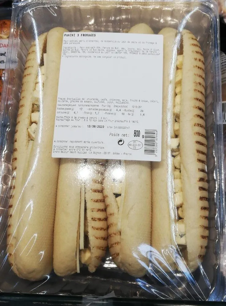 Panini 3 fromages
