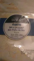 Gratin saint Jacques aux fruits de mer