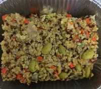 Gratin quinoa et boulgour