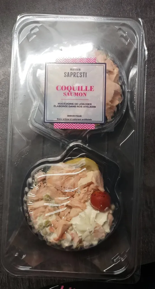 Coquille saumon