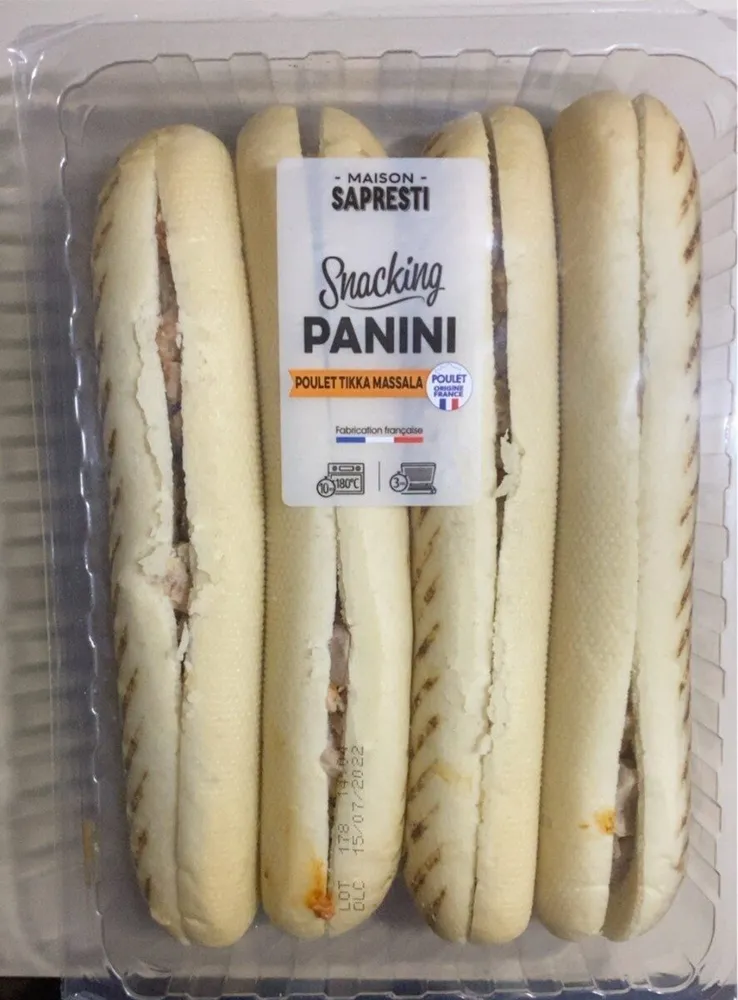 Panini Poulet Tikka Massala