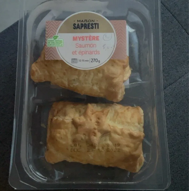 Mystere saumon et epinards