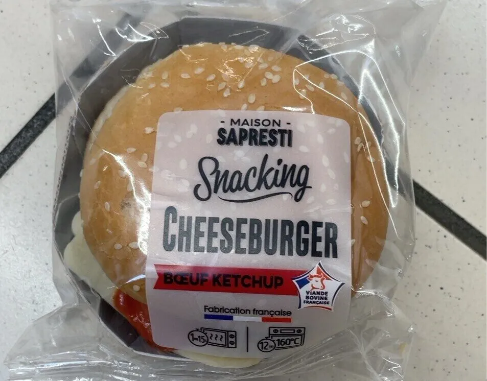 Snacking chesse burger