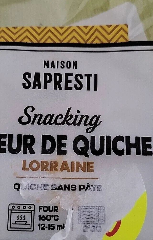 Quiche lorraine sans pâte