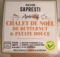Chalet de Noël de butternut & patate douce