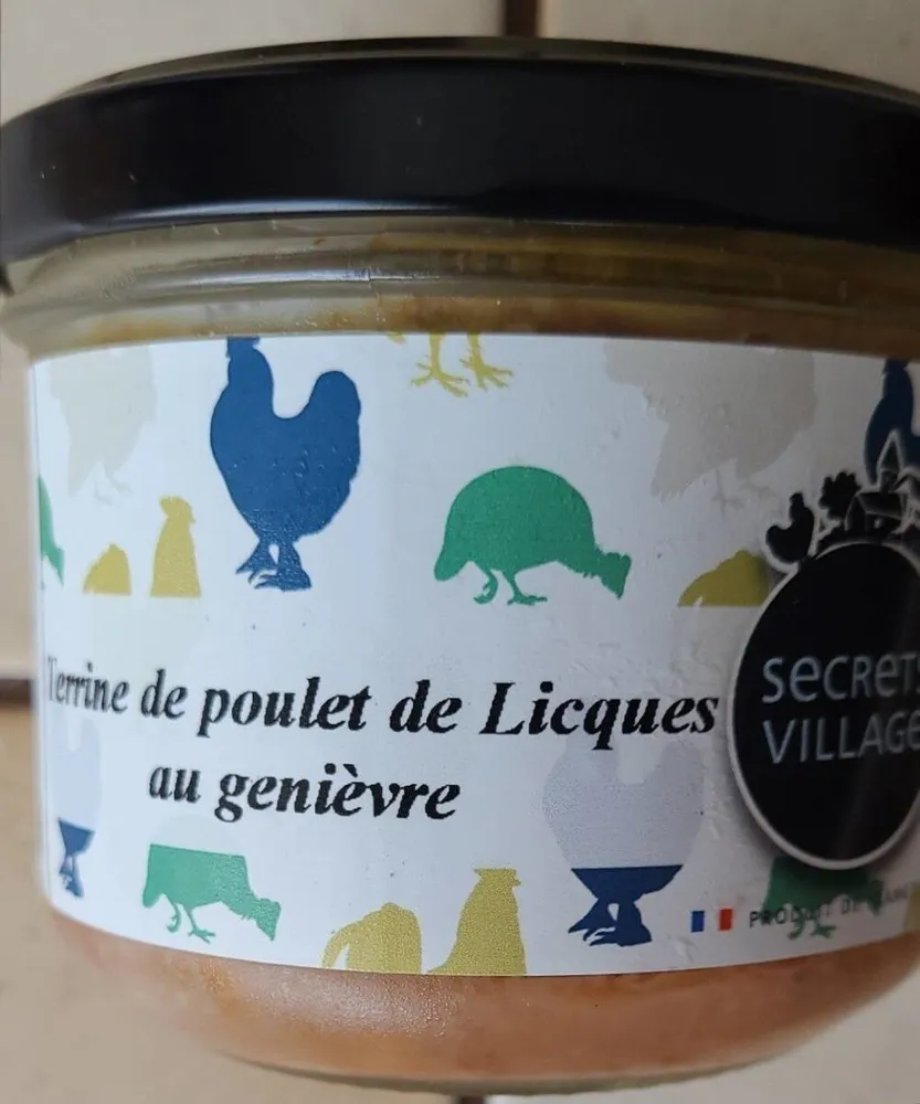 Terrine de poulet de Licques au genièvre