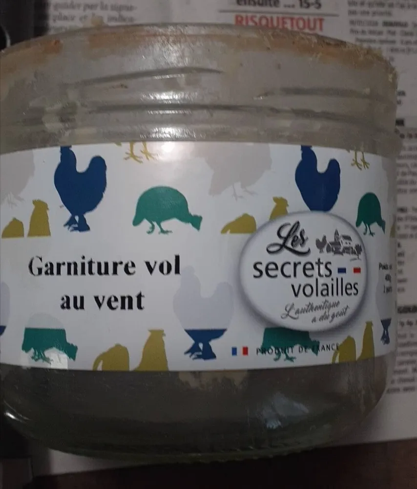 Garniture vol au vent
