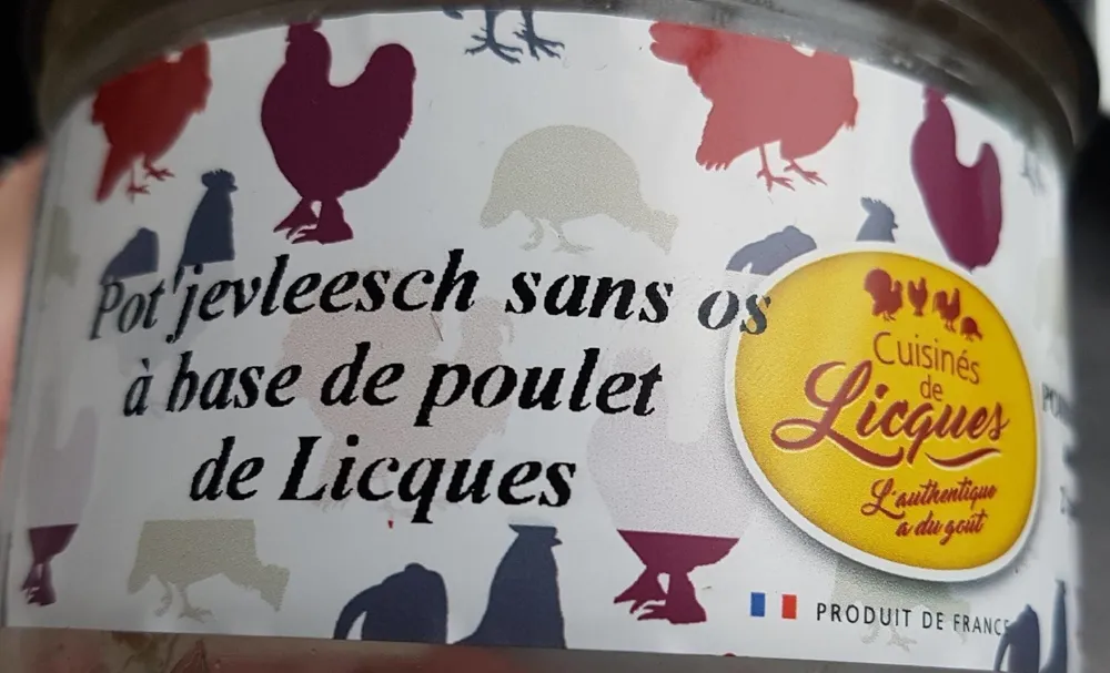 Pot'jevleesch sans os à base de poulet de Licques