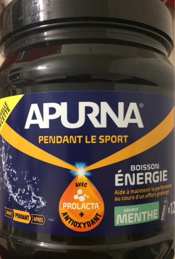 Apurna Boisson Energie Gout Menthe