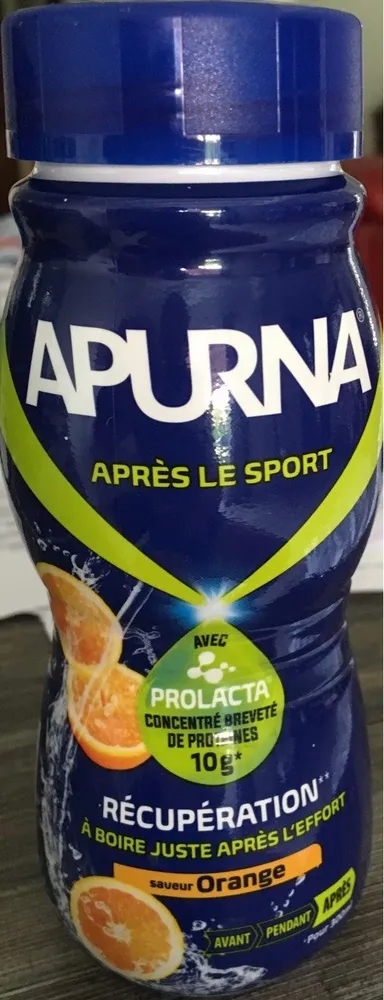 Boisson De Récupération Saveur Orange - 300 ML - Apurna