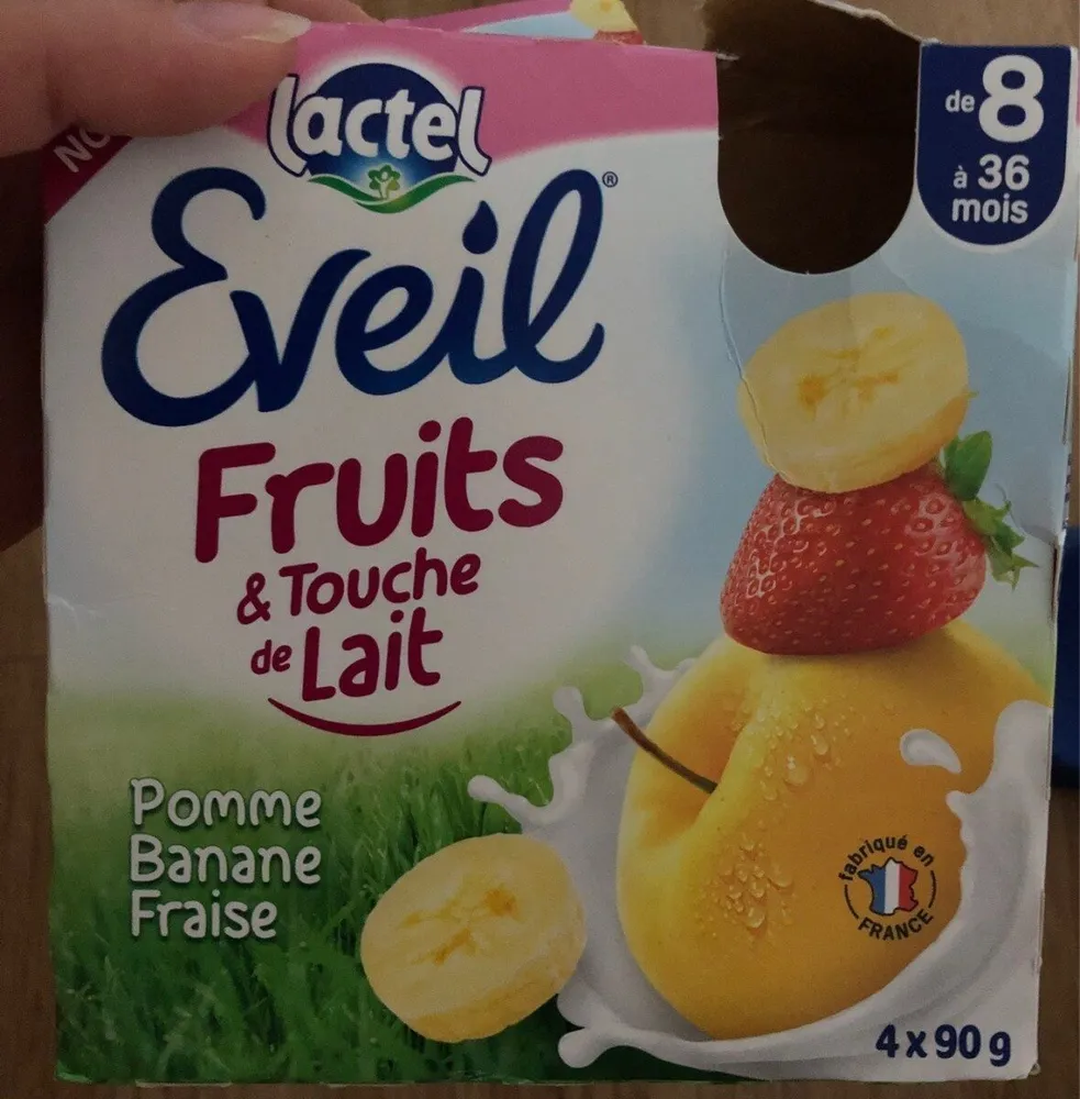 Eveil pomme banane fraise