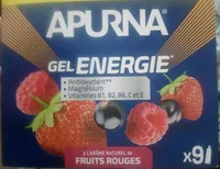Apurna gel énergie fruits rouges