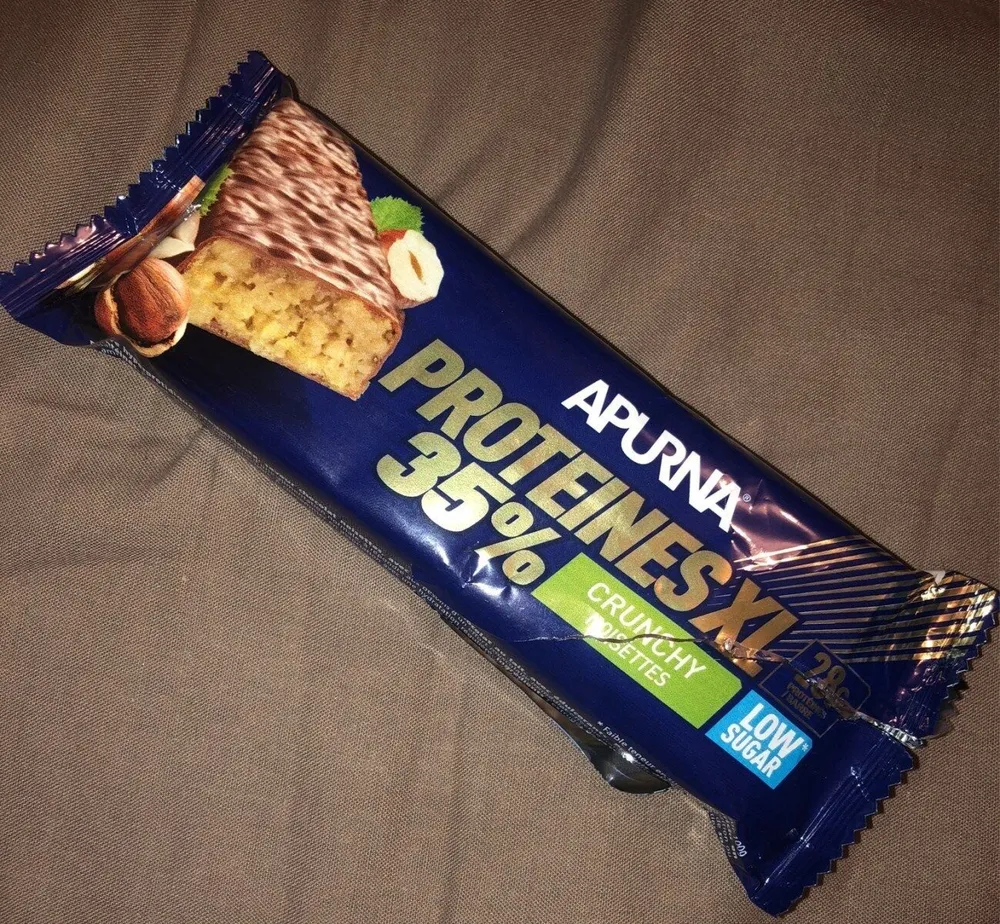 Barre crunchy noisette