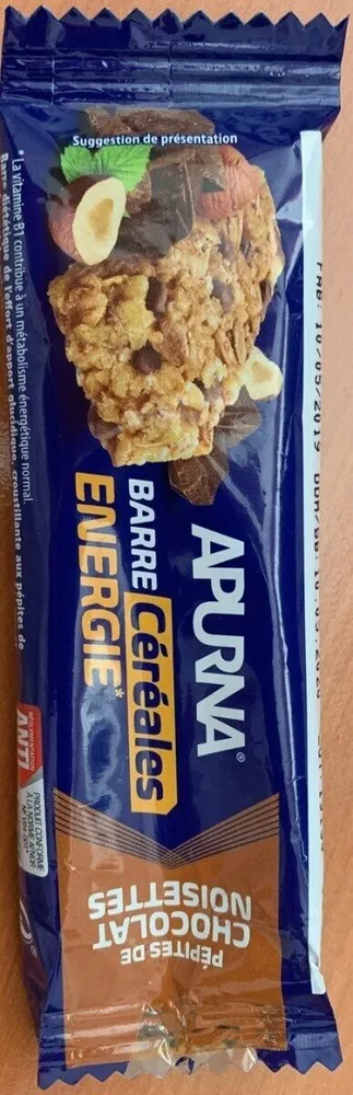 Barre cereales energie