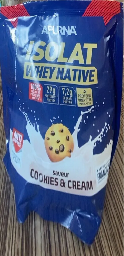 Isolat whey native cookies cream