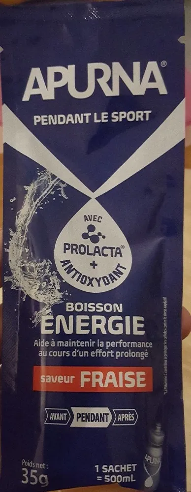 Boisson ENERGIE saveur FRAISE