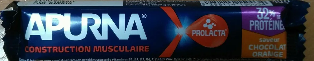 Barre Energétique Saveur Chocolat Orange