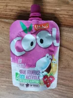 Compote banane framboise lait de coco acérola