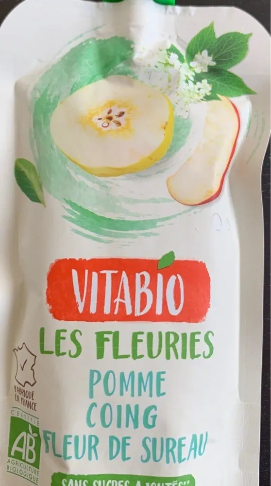 Les fleuries pomme coing fleur de sureau