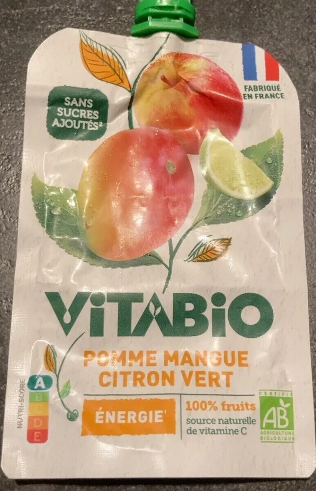 Vitabio Pomme Mangue Citron Vert