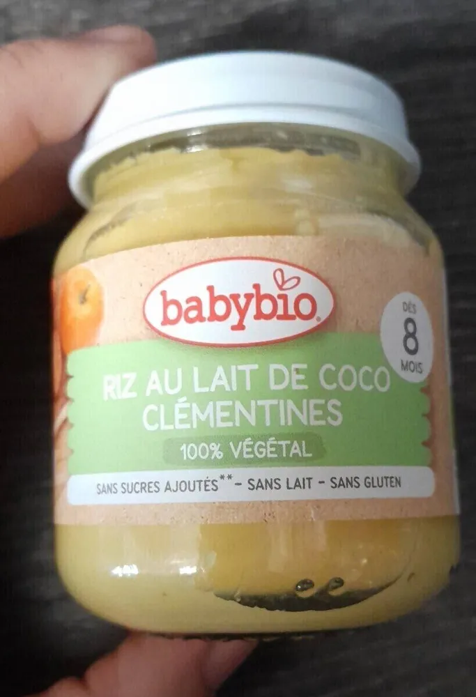 Riz au lait de coco clémentines