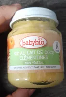 Riz au lait de coco clémentines