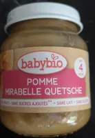 Pomme Mirabelle Quetsche