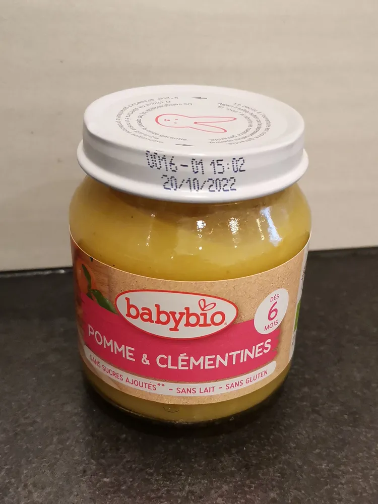 Compote pomme & clementine