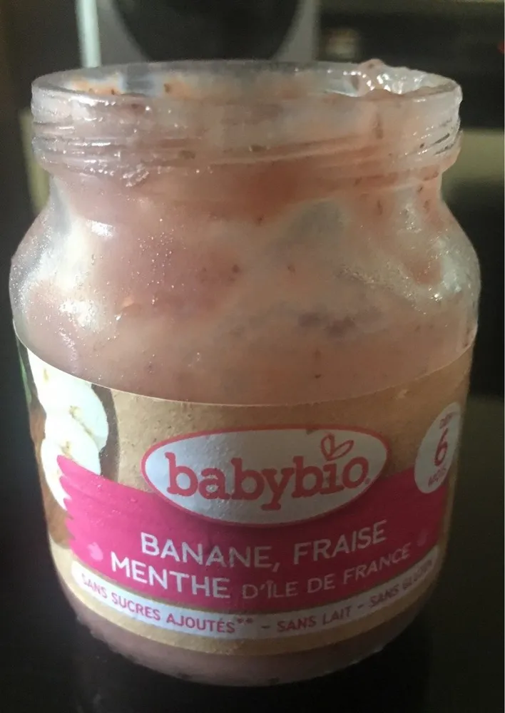 Compote Banane fraise menthe d'Île-de-France