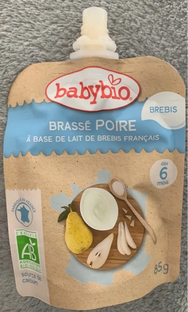 Brassé poire lait de brebis